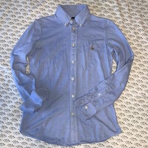 RALPH LAUREN Knit Oxford Shirt